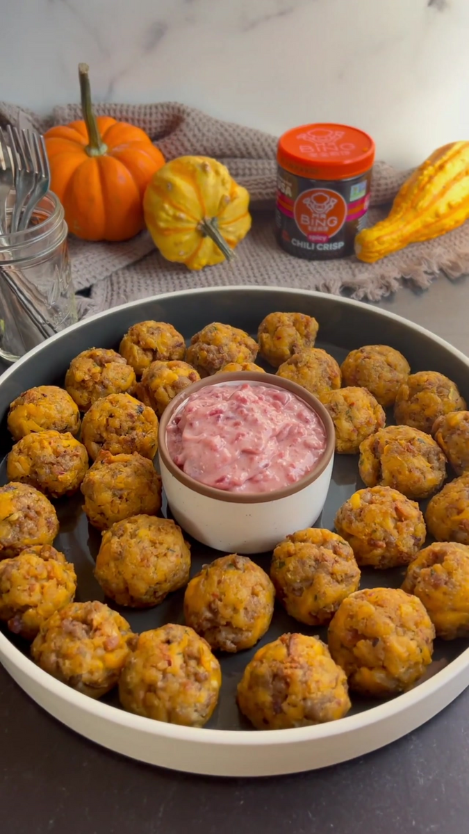 Chili Crisp Stuffing Balls – Mr Bing Foods