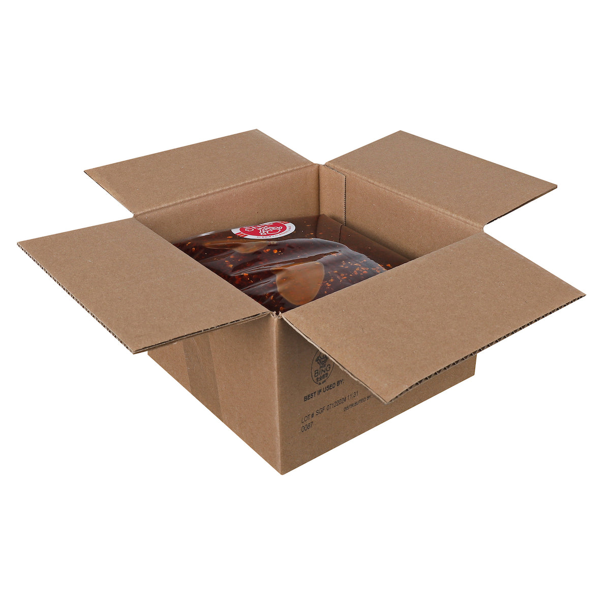 Mr Bing Chili Crisp 32 oz Pouch Mild Case of 4 Mr Bing Foods