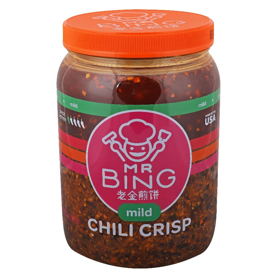Mr Bing Chili Crisp 64 oz Foodservice Jug Mr Bing Foods