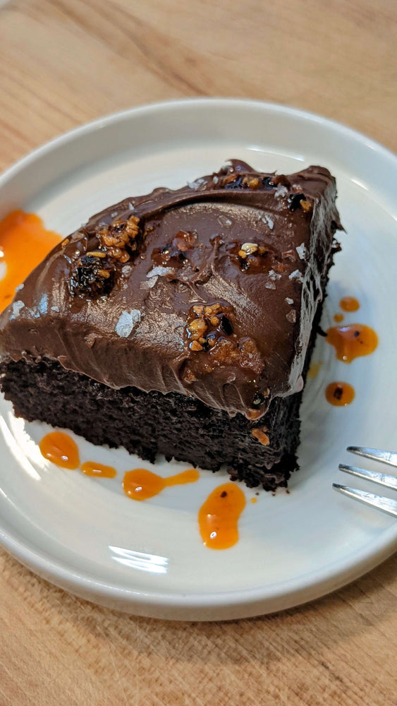 Spicy Chocolate Cake with Ganache Frosting Recipe