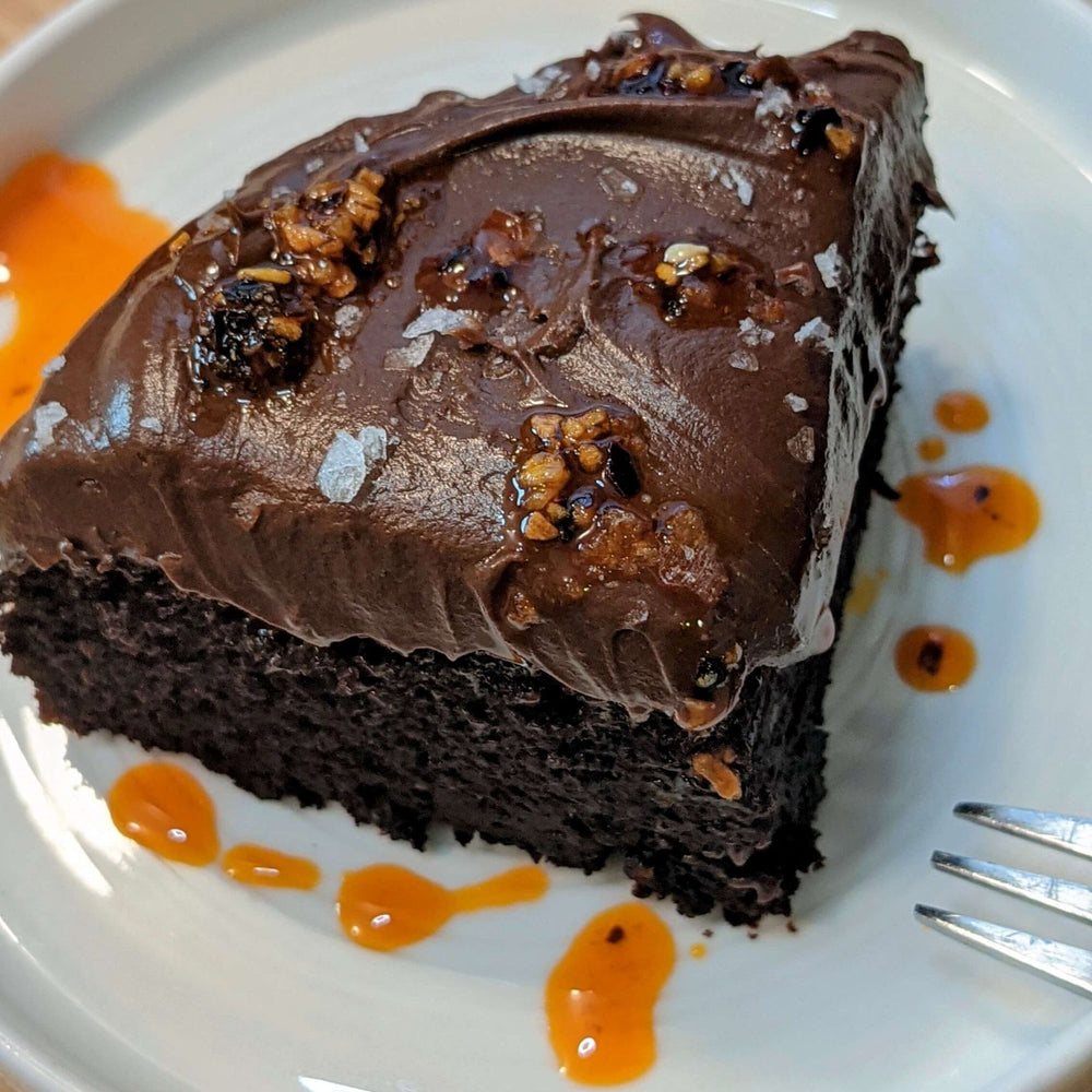 Spicy Chocolate Cake with Ganache Frosting Recipe