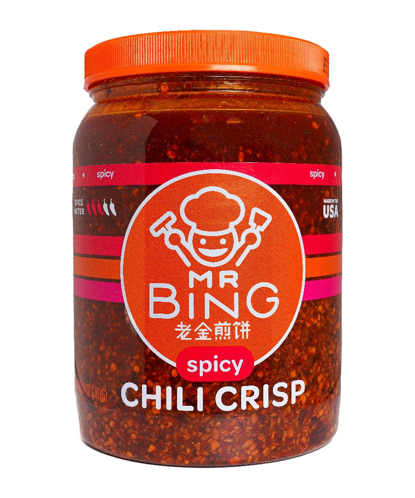 
                  
                    Load image into Gallery viewer, Mr Bing Chili Crisp | 64 oz Foodservice Jug
                  
                