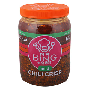 
                  
                    Load image into Gallery viewer, Mr Bing Chili Crisp 64 oz PET Jar - Mild - Case of 2
                  
                